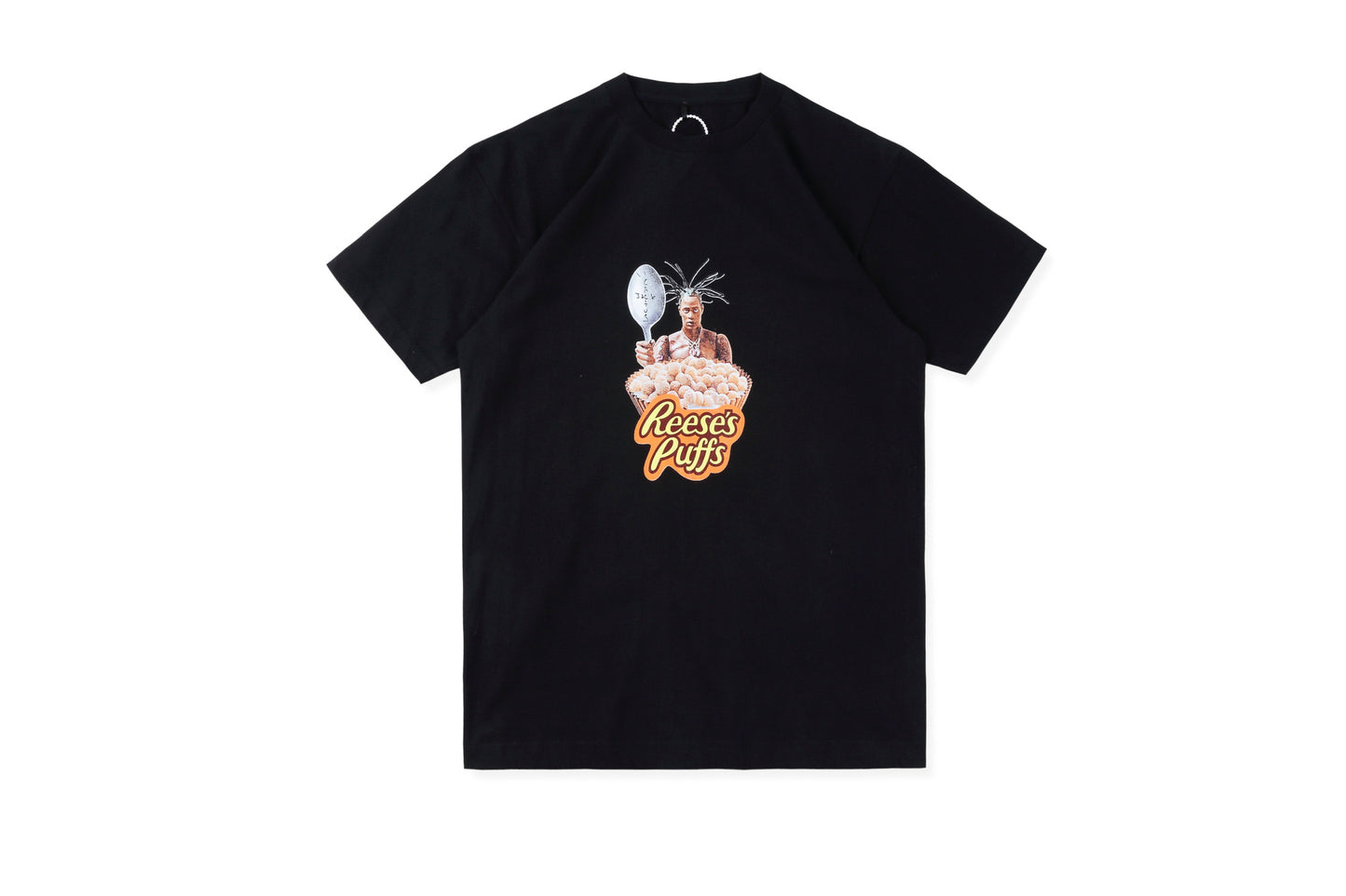 Cereal portrait print short-sleeved T-shirt