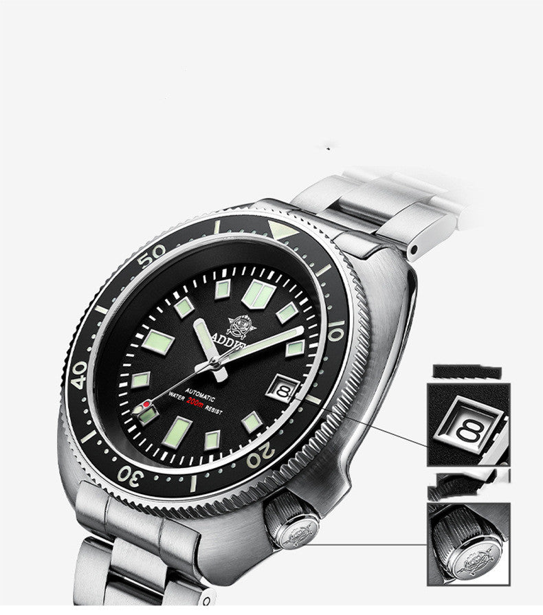 200m diving men's mechanical watch