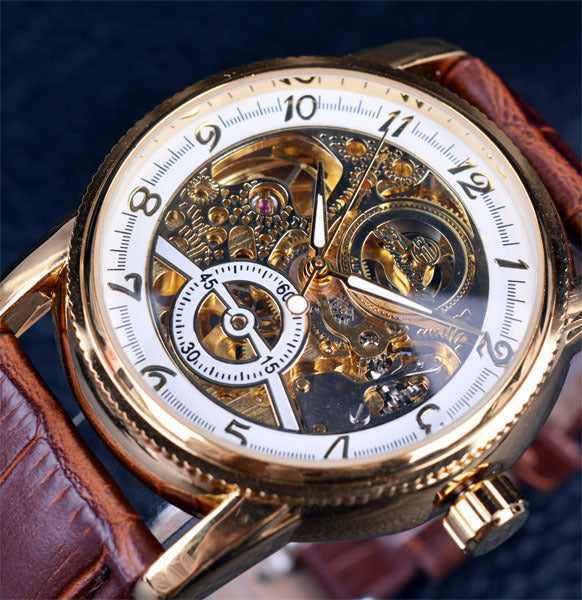 Leisure hollow automatic mechanical watch