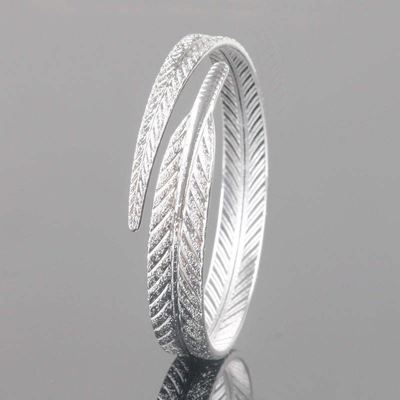 Angel feather bracelet adjustable bracelet