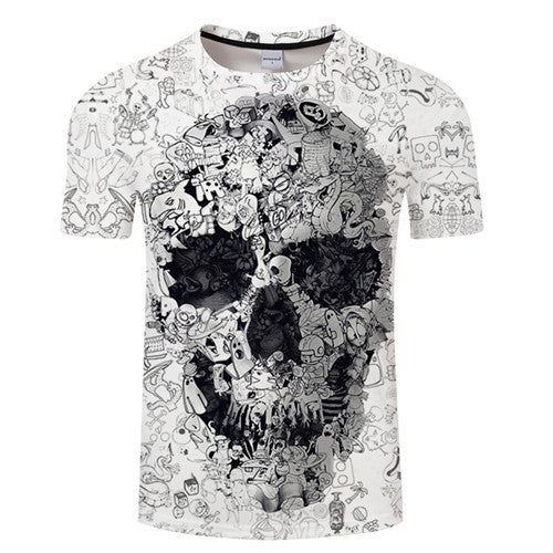 Digital Print Short Sleeve T-Shirt