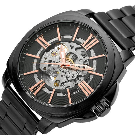 Automatic mechanical movement luminous waterproof watch