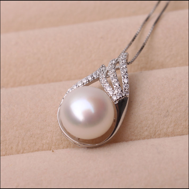 Pearl Freshwater Pendant Earring Ring three piece set