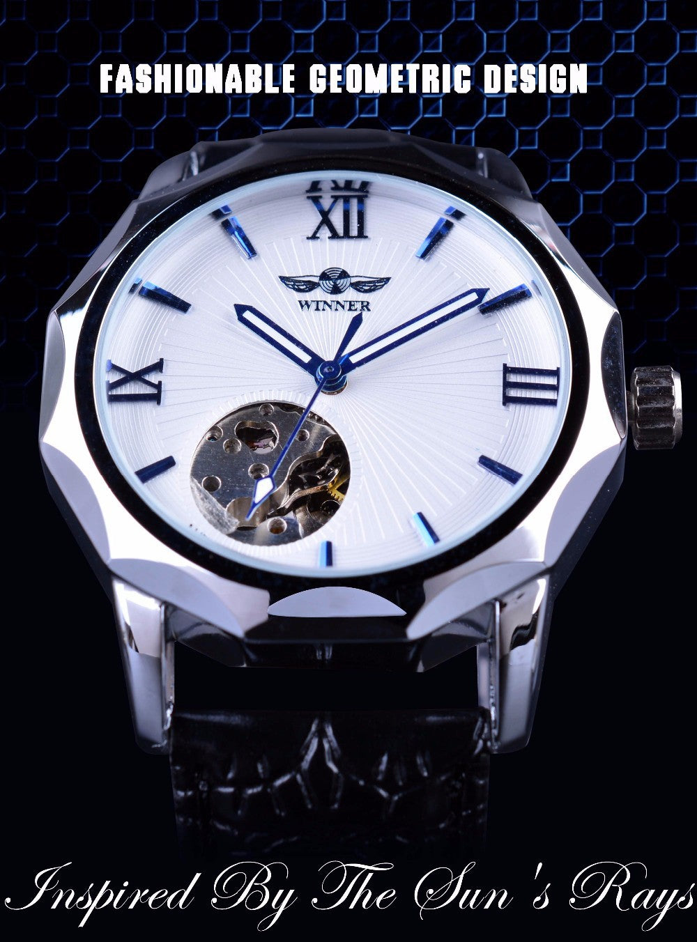A factory selling hot money, WINNER authentic mechanical watches, men's mechanical watches