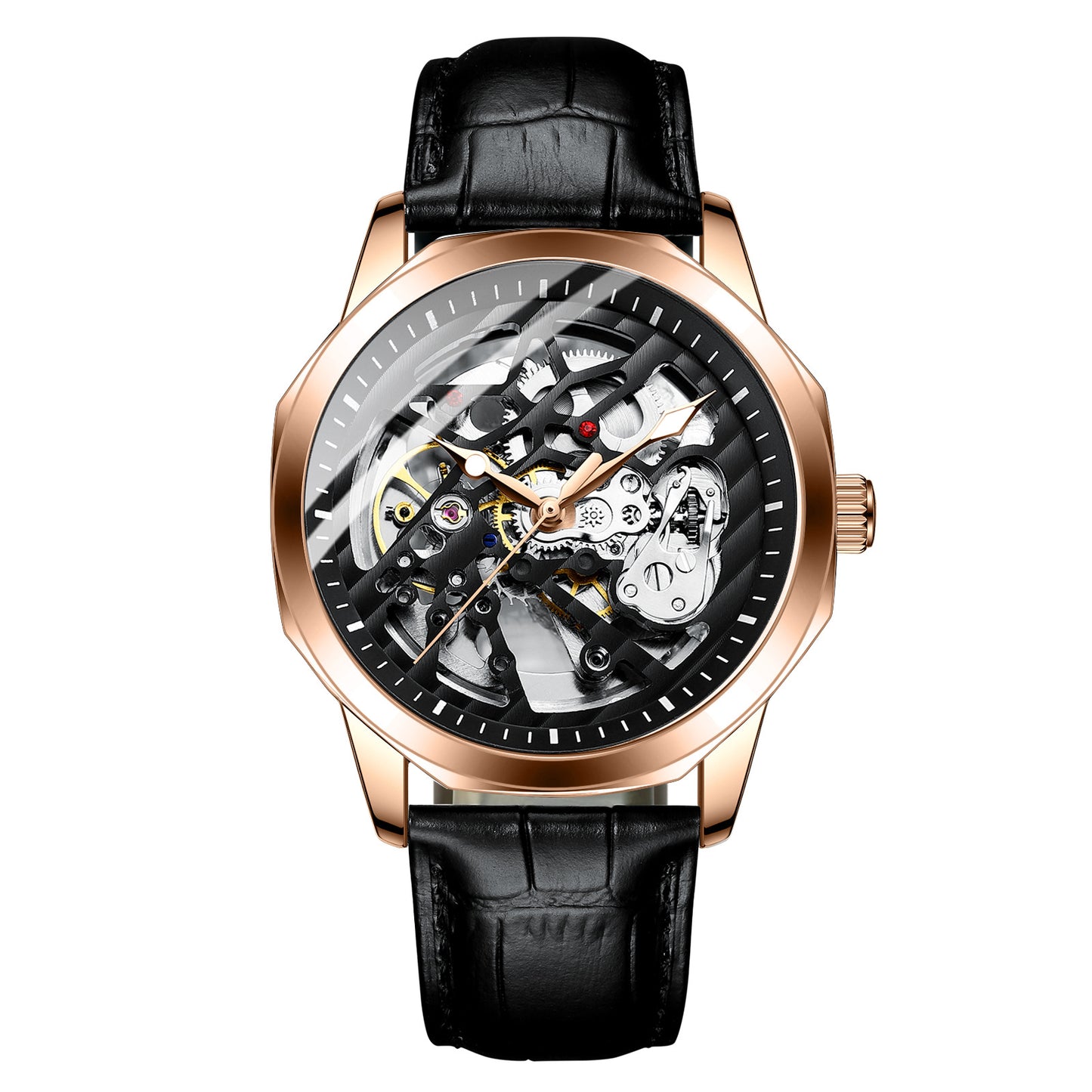 Men's Mechanical Watch Fully Automatic Hollow Out Famous