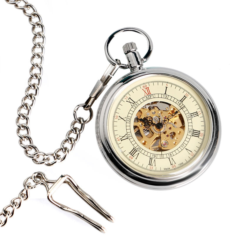 Automatic mechanical pocket watch