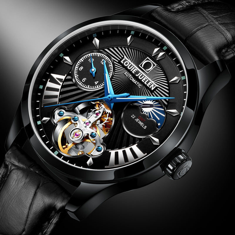 Fashion Trend Hollow Waterproof Male Mechanical Watch