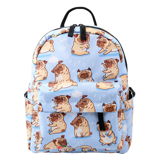 Computer Backpack Fashion Dog Backpack Waterproof HD Printing