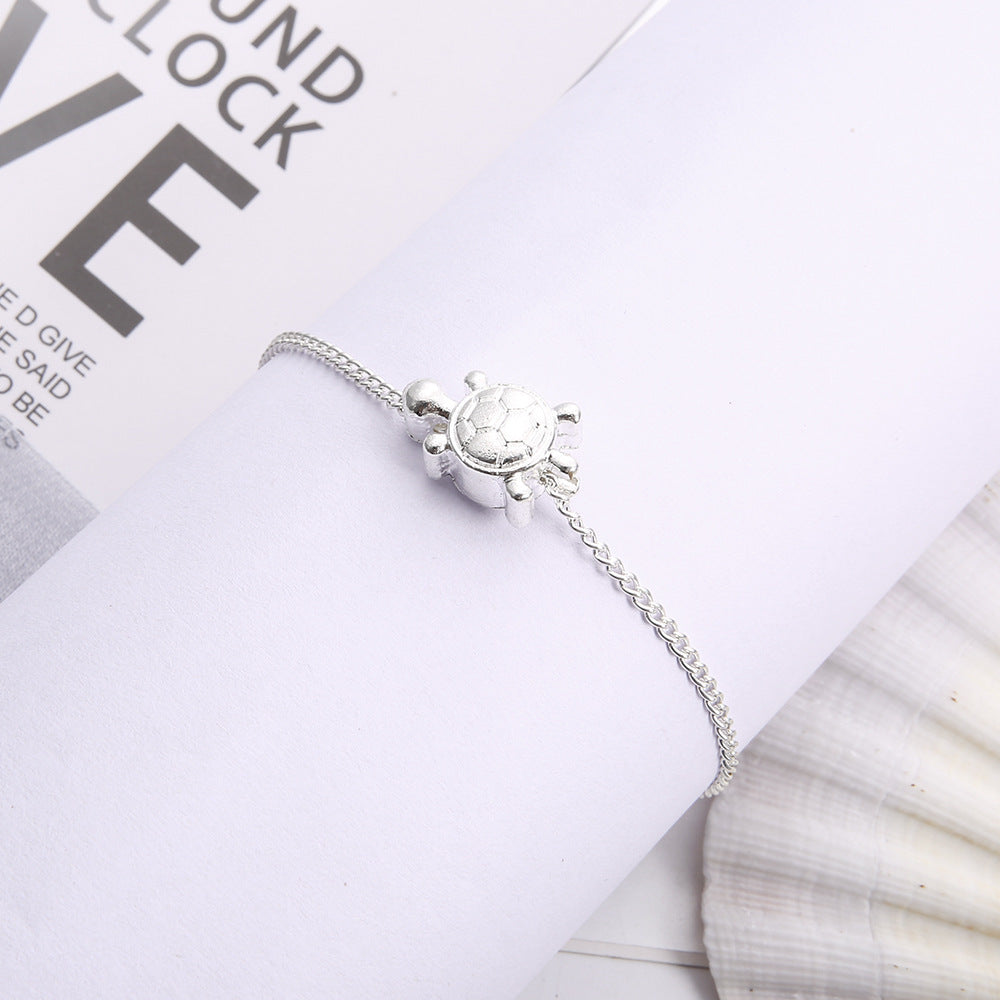 Simple Fashion Exquisite Little Tortoise Foot Anklet