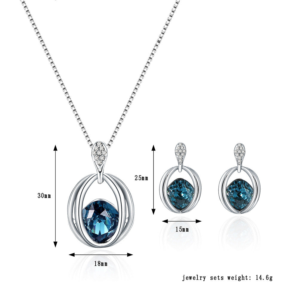 Crystal jewelry set