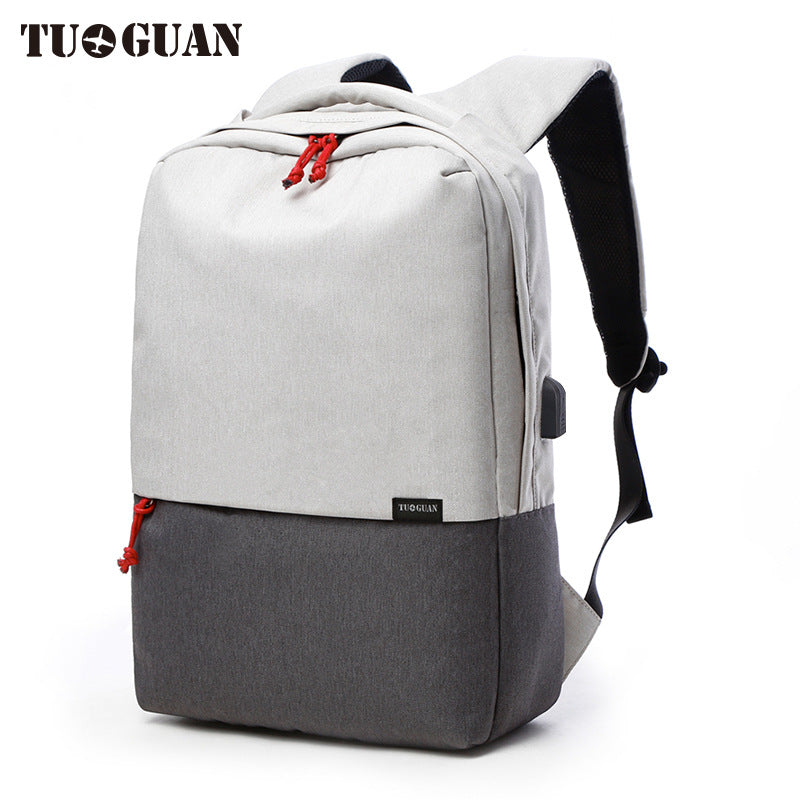 computer bag shoulder 15.6 inch men's travel charging backpack college student bag