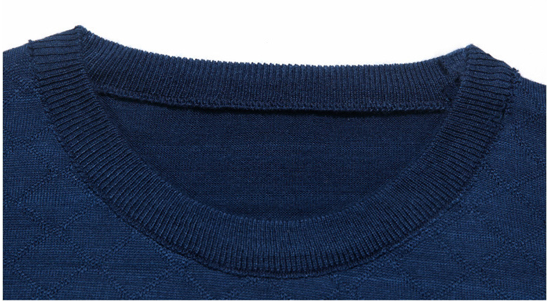 Men's fashion round neck sweater