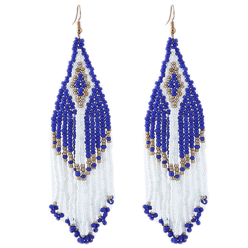 Bohemian fringed earrings