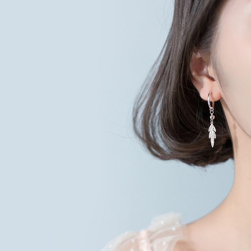 Leaf Earrings Temperament Trend Earrings