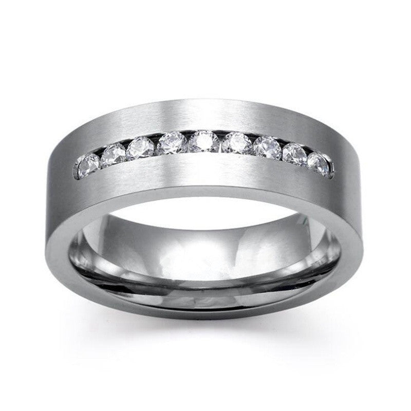 Crystal Diamond Ring European And American Popular Ladies Couple Rings Couples Bracelet