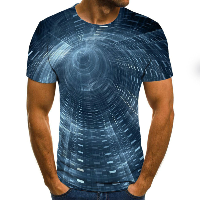 Men's casual short sleeve T-shirt