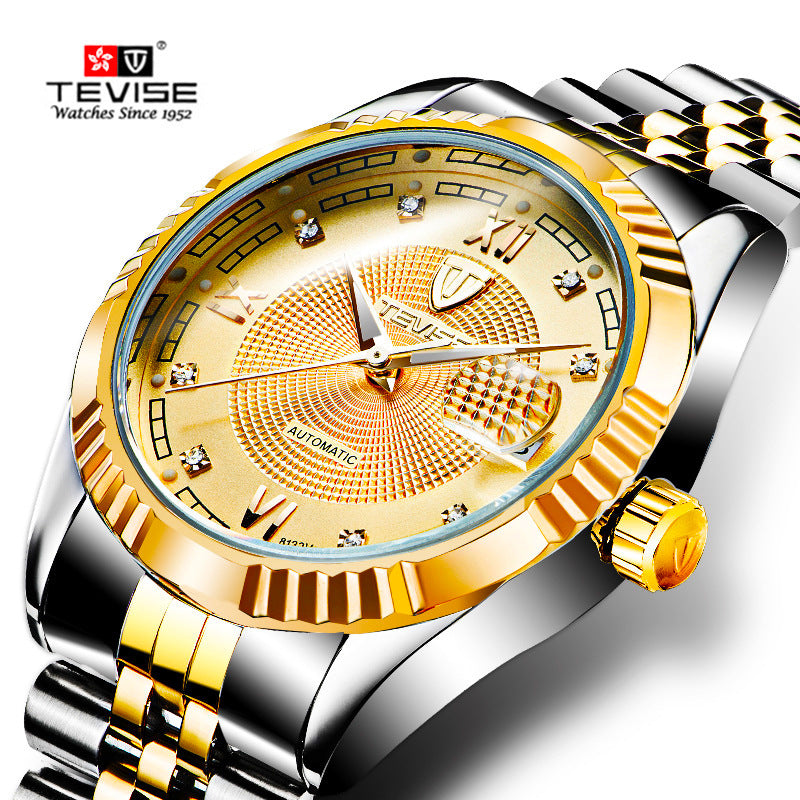 The Explosion OfTeweisi Mens Watch New Waterproof Fashion Mens Watch Automatic Mechanical Watches