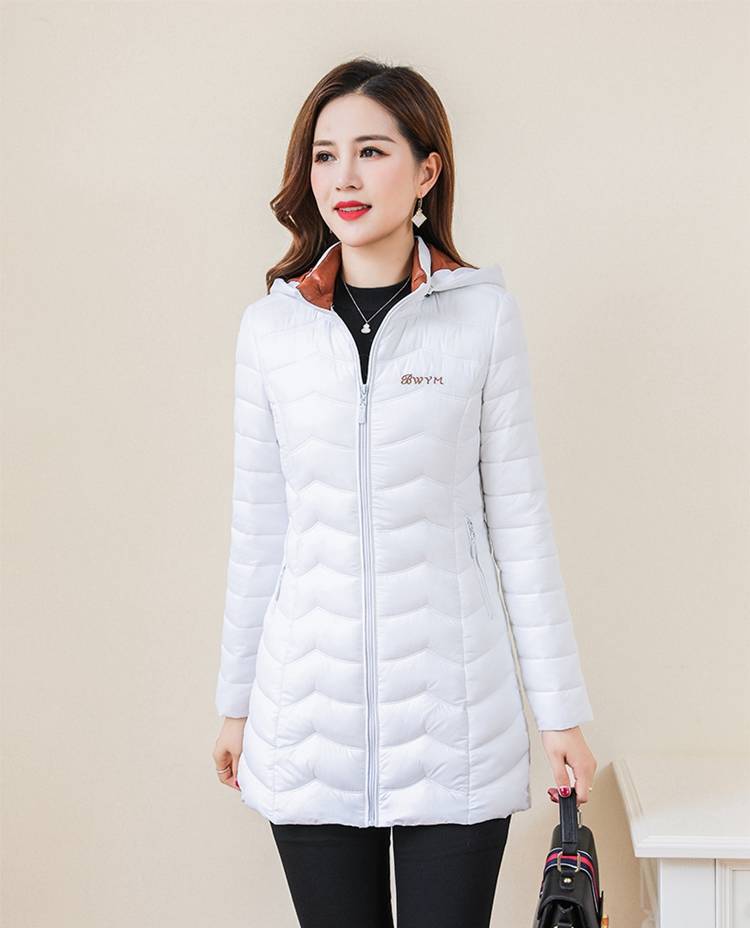 Women's Padded Mid-length Slim Fashion Slim Padded Jacket