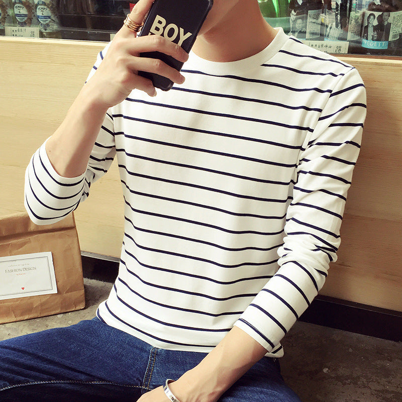 Striped colorblock T-shirt