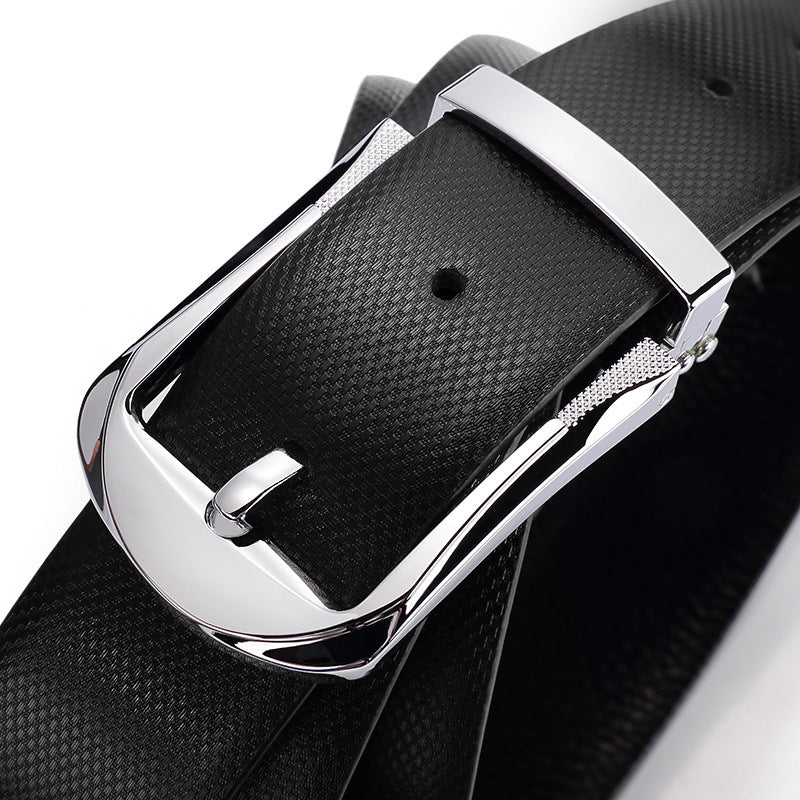 Pin buckle casual business belt