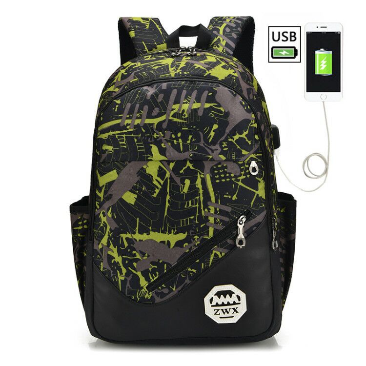 Rechargeable men's backpack