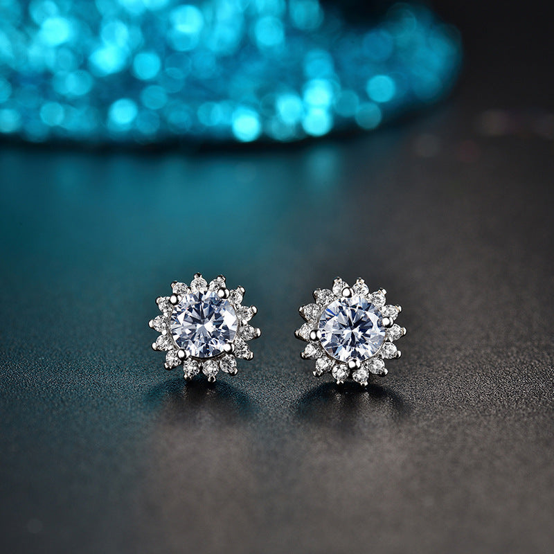 Women's New Fifty Best Moissanite Stud Earrings