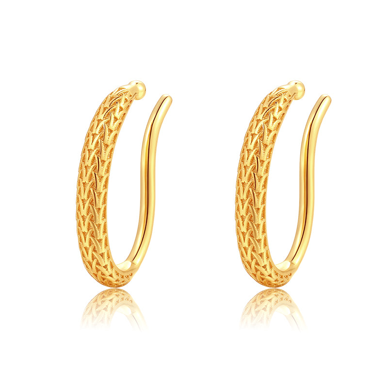 Feminine Exaggerated Cool Earrings Can Be Looped