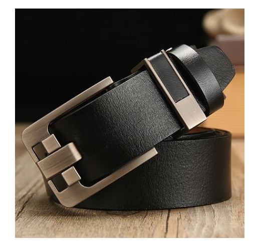 Leather belt men's pin buckle retro belt two-layer leather antique belt Trendy wild pants belt E-commerce direct supply