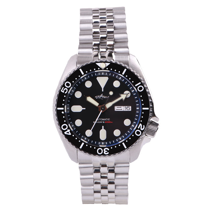 Mechanical luminous diving watch