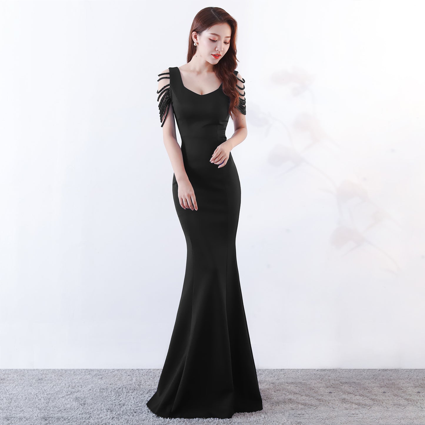 Dress skirt fishtail dress evening dress