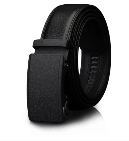 Automatic Buckle Two-layer Cowhide Belt Men