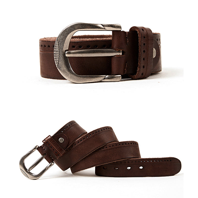 Cowhide belt