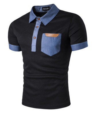 Single Breasted Mens Polo Shirt