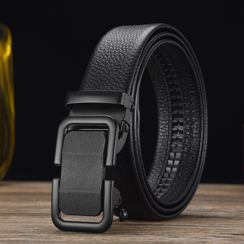 Men's Leisure Middle-aged Youth Business Automatic Buckle Belt