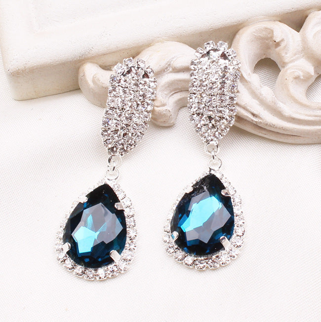 Crystal drop earrings