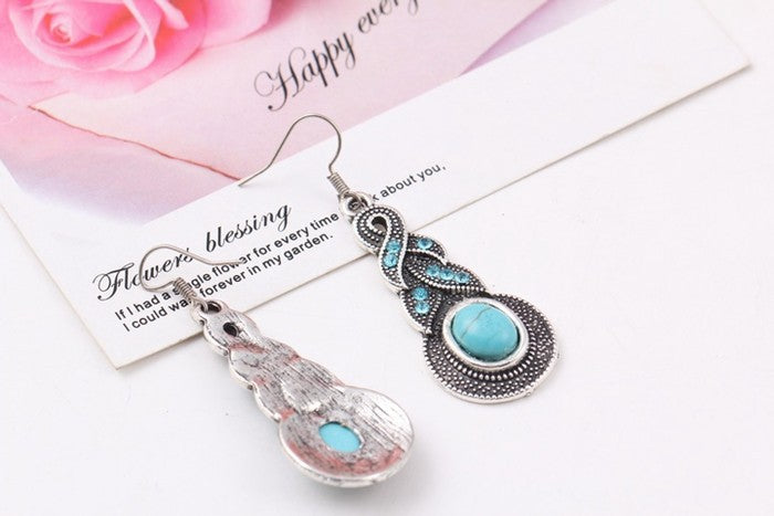 Turquoise necklace earrings