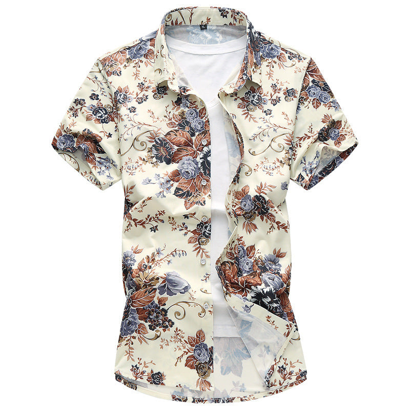 New men's floral shirt