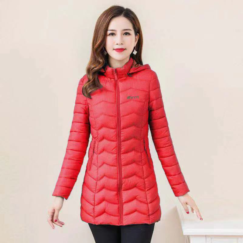 Women's Padded Mid-length Slim Fashion Slim Padded Jacket