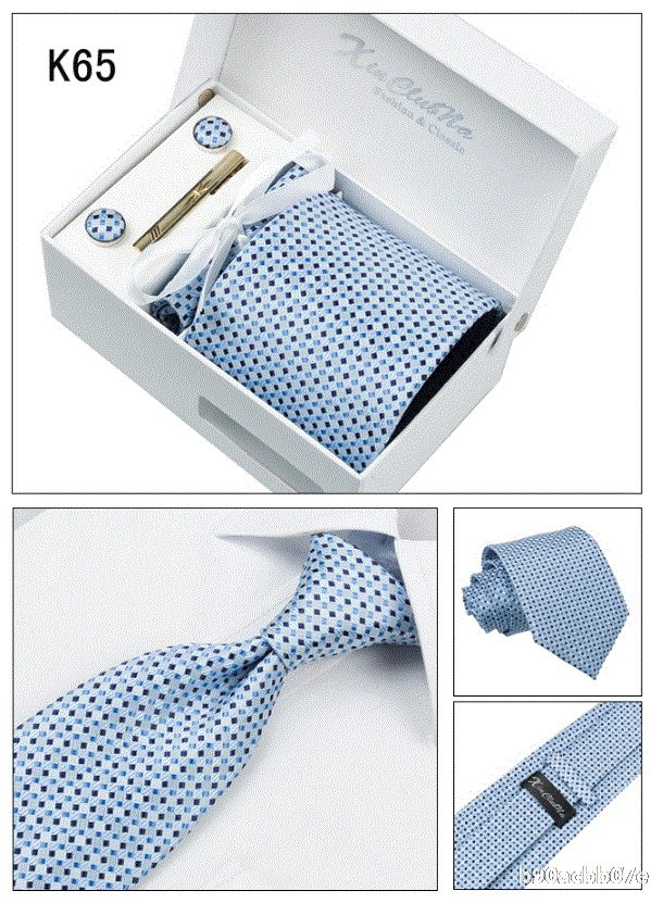 Six-piece men's formal tie