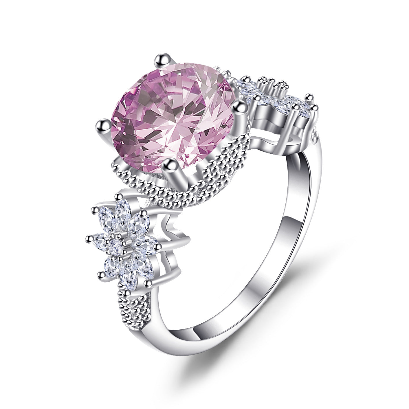 Creative diamond engagement ring for women