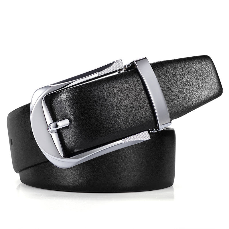 Pin buckle casual business belt