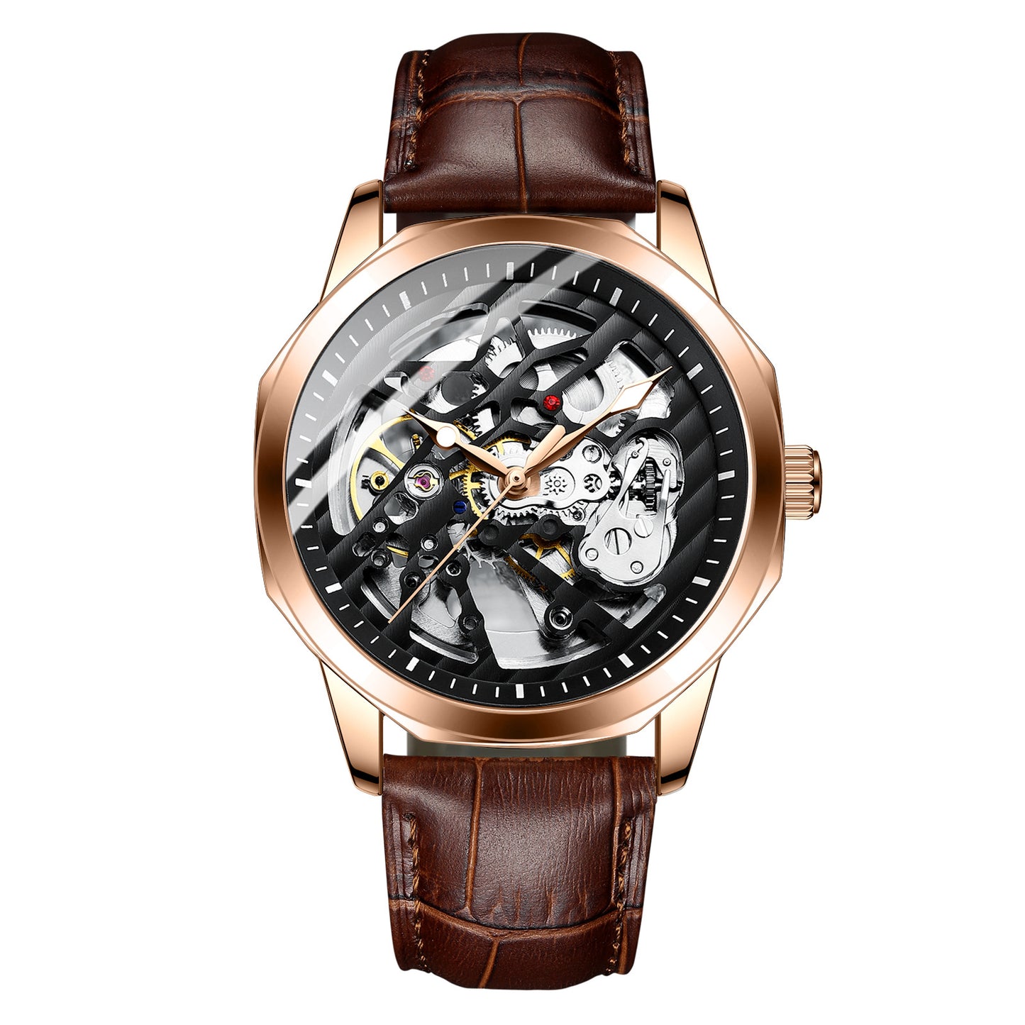 Men's Mechanical Watch Fully Automatic Hollow Out Famous