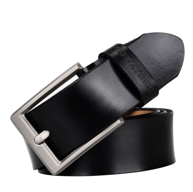 Casual leather wild leather belt fashion business men's pin buckle belt CF001