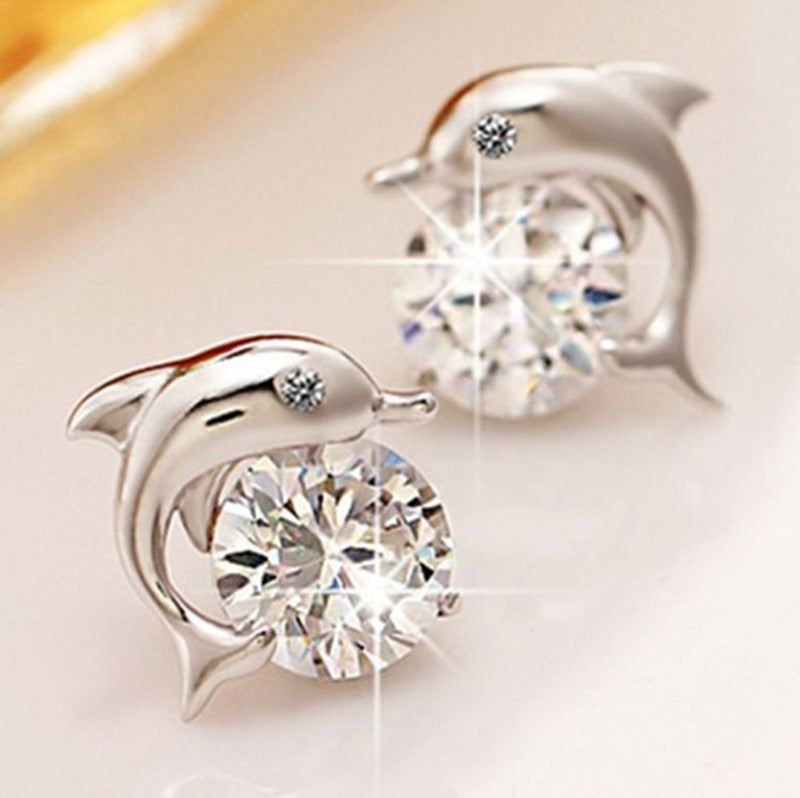 Hot Style Dolphin Earrings For Korean Vogue Earrings