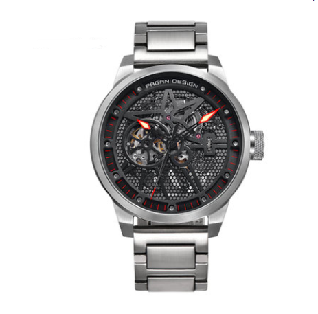 Men's steel automatic mechanical watch