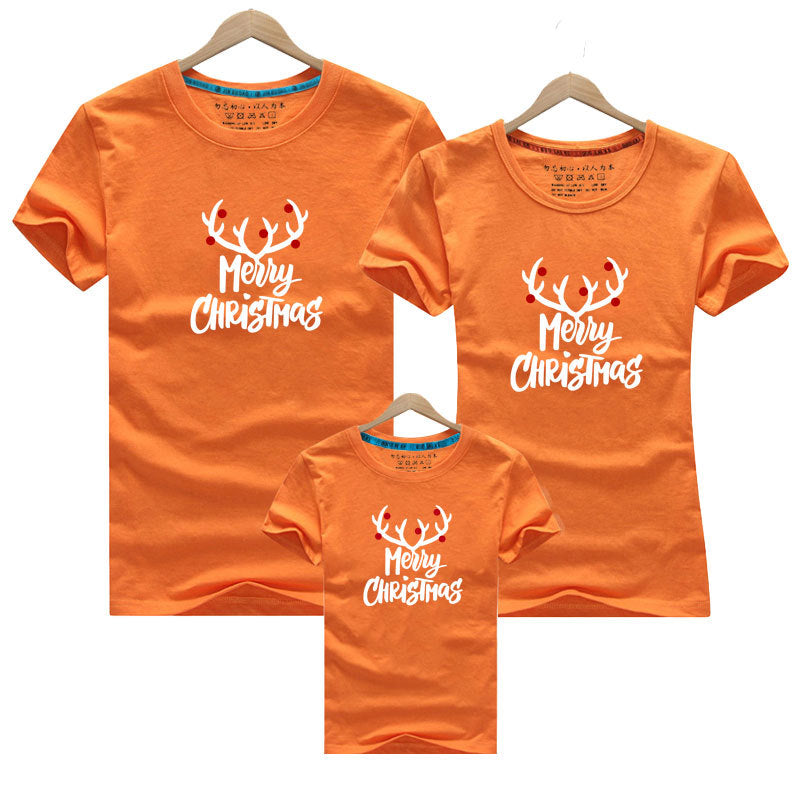 English deer head family dress