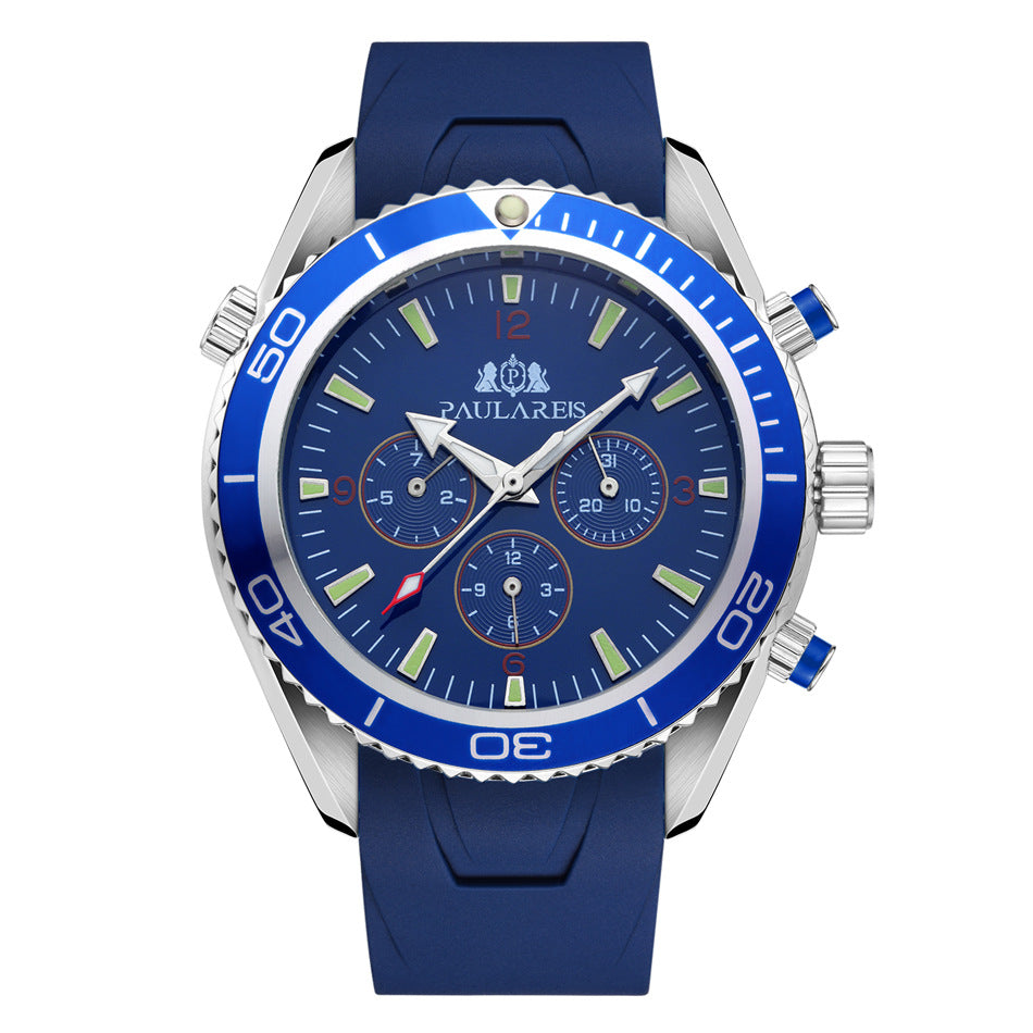 Automatic mechanical steel band men's watch