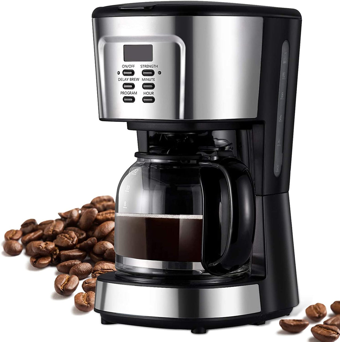 Drip Coffee Maker With Keep Warm And Auto-Shut Off Function