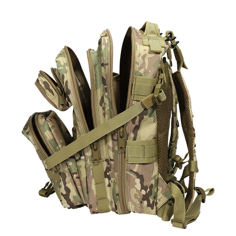 Tactical Backpack Outdoor Mountaineering Hiking CS Army Fan 3P Attack Backpack