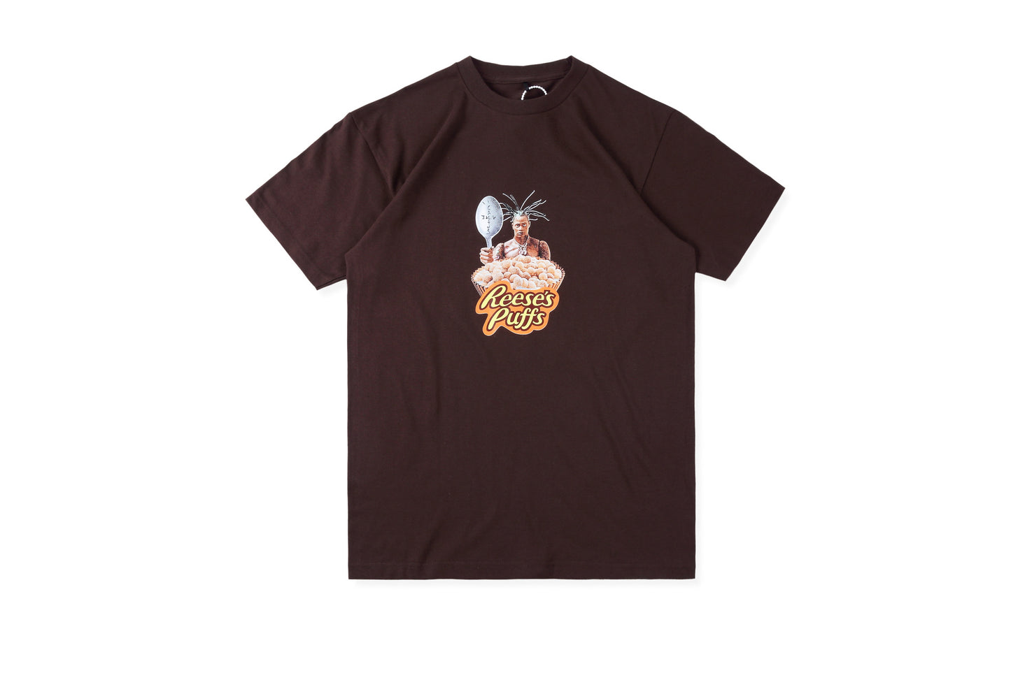 Cereal portrait print short-sleeved T-shirt